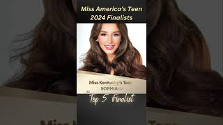 Miss Americas Teen Top 5 Finalists 2024 missamericasteen top5 pageantnews [upl. by Fiel]