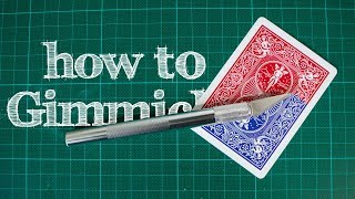 How To Make GIMMICKED CARDS  Handmade Professional GIMMICKS [upl. by Melissa]