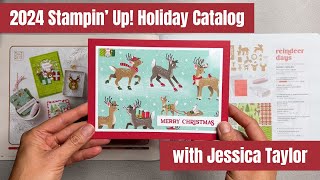 Look Through the NEW 2024 SeptemberDecember Stampin Up Mini Catalog with Jessica Taylor [upl. by Stavro]