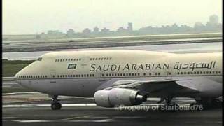 Saudia GOLD  Saudi Arabian Airlines VIP 7473GI amp Pax 747368 [upl. by Jem119]