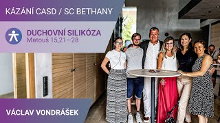 Václav Vondrášek  Duchovní silikóza  Kázání v SC Bethany  3182024 [upl. by Noterb]