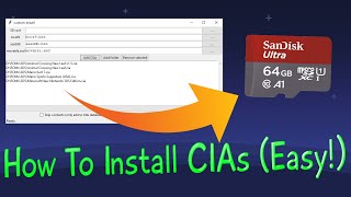 3DS How To Install CIAs From PC Best Installation Method [upl. by Ahsikel]