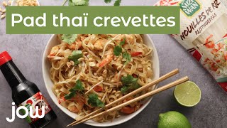 Recette de Pad Thaï crevette [upl. by Roydd]