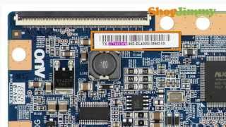 LCD TV Repair  Part Number Identification AU Optronics AUO TCon Boards  How to Fix LCD TVs [upl. by Lissie816]