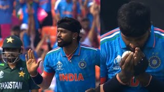 Hardik Pandya Agressive Celebration front of Imamul haq After taking imamuls Wicket [upl. by Yelruc]