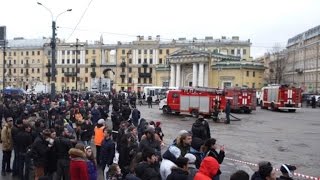 StPétersbourg un témoin décrit la panique lors de lexplosion [upl. by Winzler57]