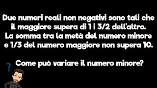 Come può variare il numero minore  DISEQUAZIONI  Ripetizioni di Matematica [upl. by Kauslick]