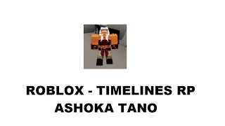 How to make Ahsoka Tano  Roblox Timelines RP [upl. by Sucramad606]