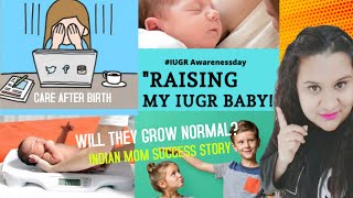 IUGR BABYS CARE GROWTH AND HEALTH AFTER BIRTH  Will they grow normal  Indian Mom [upl. by Halima]