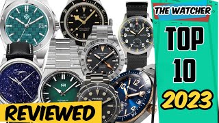 Top 10 Best Reviewed Watches 2023  The Watcher [upl. by Aiselad]