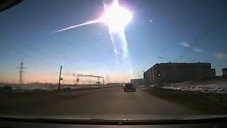 Meteor shower hits central Russia [upl. by Suoivatnod]