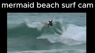 free surfing england fistral in the ninetys mermaid beach surf cam [upl. by Barrow]