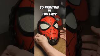 3D printing is crazy easy now 3dprinting spiderman cosplay [upl. by Payton289]