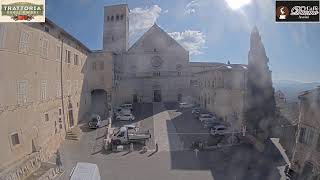 Assisi Live Webcam Piazza San Rufino [upl. by Gatias]