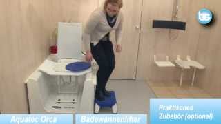 Invacare Badewannenlifter Aquatec Orca wwwburbachgoetzde 3 [upl. by Anaeel]