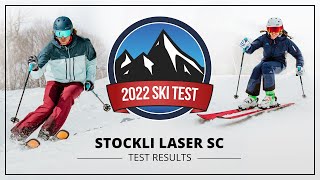 2022 Stockli Laser SC  SkiEssentialscom Ski Test [upl. by Enihpesoj]