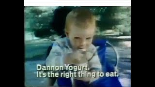 Dannon Yogurt Commercial 1976 [upl. by Wende]