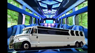 Exotic 40 Pass Pro Star Transformer Limousine amp Party Bus in PA NJ NYC by Bravo Limo [upl. by Enohpets]