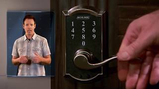 How To Install Your Schlage Touch™ Keyless Lever [upl. by Cosetta813]