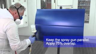 How to Spray Automotive Clear Coat [upl. by Ellesig705]