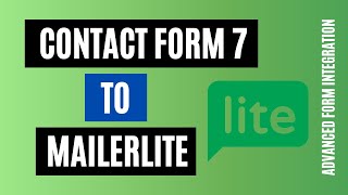 How to Integrate Contact Forms 7 to MailerLite Efficiently  Kickass Solution [upl. by Warden805]