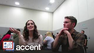 Wondercon 2018 Agents of SHIELD Stars Elizabeth Henstridge amp Iain De Caestecker [upl. by Yaron]