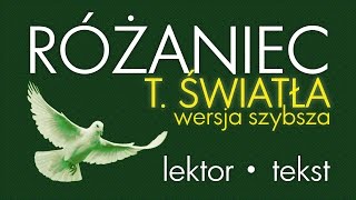 Różaniec  Tajemnice ŚWIATŁA  wersja SZYBSZA [upl. by Aneis712]