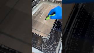 ASMR OVEN DOOR CLEAN 🫧✨ asmrcleaning ovencleaning sudsyasmr satisfyingcleaning [upl. by Downs]