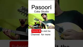 Coke Studio  Season 14  Pasoori  Ali sethi x Shae Gill  Mandolin cover  ‎shorts popular [upl. by Fagan723]