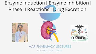 Enzyme Induction  Enzyme Inhibition  Phase II Reactions  Drug Excretion  Pharmacokinetics [upl. by Michelsen]