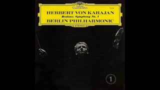 Brahms  Symphony No1  Karajan [upl. by Naletak]