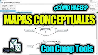 HACER MAPAS CONCEPTUALES PERFECTOS CON CMAPTOOLS [upl. by Anivlem]