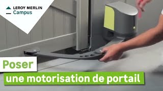 Comment poser une motorisation de portail  Leroy Merlin [upl. by Ashraf]