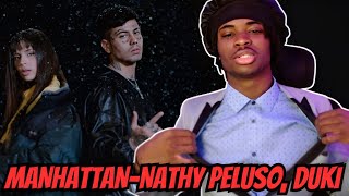 Reacciones a Nathy Peluso  Manhattan ft Duki Spanish Subtitles [upl. by Annasor]