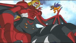 Digimon Adventure  VenomMyotismon vs Metalgreymon and WereGarurumon and Angemon and Angewomon [upl. by Eanej]