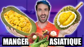 Je mange que de la NOURRITURE ASIATIQUE pendant 24h DURIAN FRUIT DU JACQUIER [upl. by Riker]