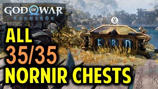 All 35 Nornir Chests  God of War Ragnarok [upl. by Alik348]