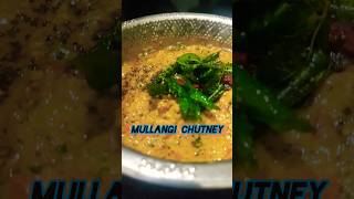 mullangi chutney recipe 10 mins in tamilyummyrecipe tamilstyle southindianfood [upl. by Helprin552]