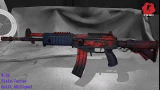 Galil AR Signal  Skin Wear Preview [upl. by Notaek305]