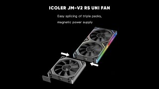 UNBOXING FAN ICOLER UNI FAN JM V2 RS 120 INFINITY Y EXTENSOR ARGB SIRLYR [upl. by Mavis]