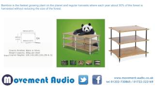 Quadraspire Q4 EVO Q4EVO Bamboo HiFi Stand which is available from Movement Audio [upl. by Schreibman]