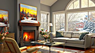 🔥 Cozy Fireplace  Fireplace with Crackling Fire Sounds Crackling Fireplace Ambience [upl. by Gnel]