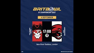 AMERICAN FOOTBALL  ADULT D1 CHAMPIONSHIP  EAST KILBRIDE PIRATES vs CAMBRIDGESHIRE CATS [upl. by Pollitt692]