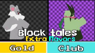 Block tales new extra flavor anims  how to get  showcase [upl. by Annaihs]