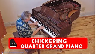 Chickering Quarter Grand Piano for Sale  Living Pianos Vintage Showcase [upl. by Rehsu816]