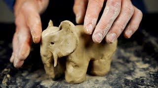 ASMR Clay molding and sculpting [upl. by Malet]