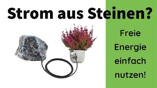 Strom aus Steinen für Pflanzen nutzen [upl. by Warfold]