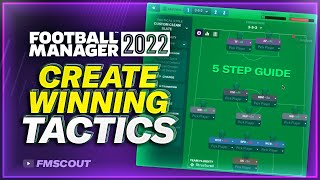 FM22  Creating Winning Tactics  5 Steps Tactic Guide [upl. by Noiek328]