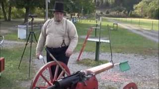 Civil War Hughes Breechloading Cannon [upl. by Fiester]