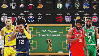 PUTTING ALL 30 NBA TEAMS INTO A TOURNAMENT SIMULATION ON 2K [upl. by Yor236]